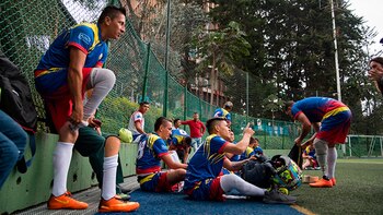 Jugadores de la selección Colombia