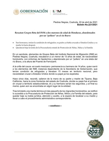 Los adolescentes quedaron en la