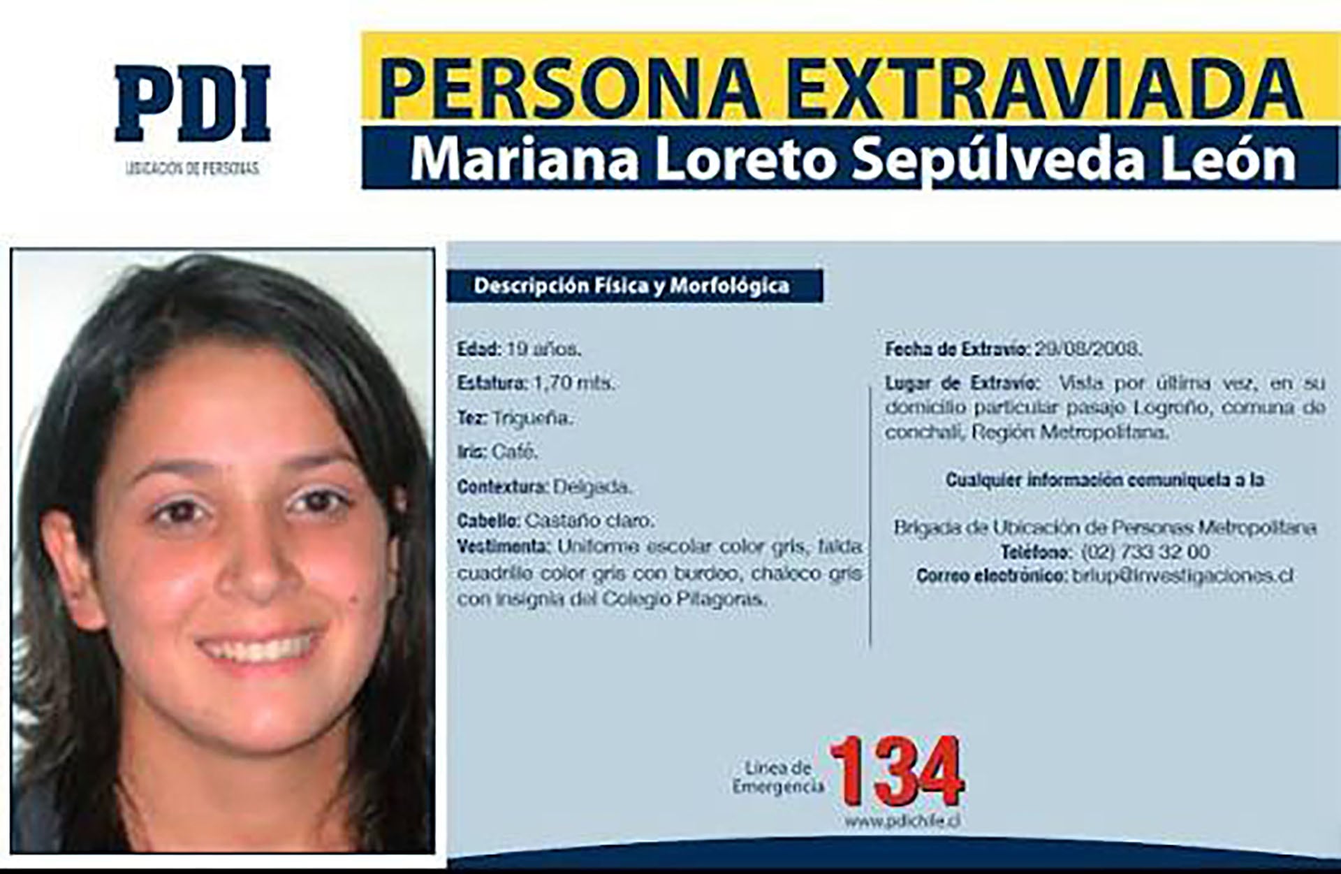 La madre de Mariana criticó la investigación llevada a cabo por la policía.