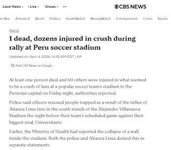 Así fue la cobertura de CBS News