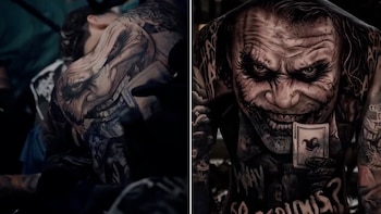 Video: el impactante tatuaje que se hizo Alejandro Garnacho en toda la espalda tras quedar afuera del Mundial con Argentina