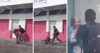 La Policía Nacional Civil detuvo en San Miguel a un hombre acusado de agredir a dos personas en la vía pública. (Foto cortesía Policía Nacional Civil)