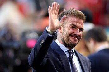 David Beckham asistió al partido