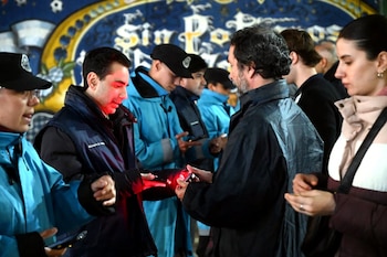 operativo de deudores alimentarios en la cancha de Boca (Foto: prensa Ministerio de Justicia de CABA)