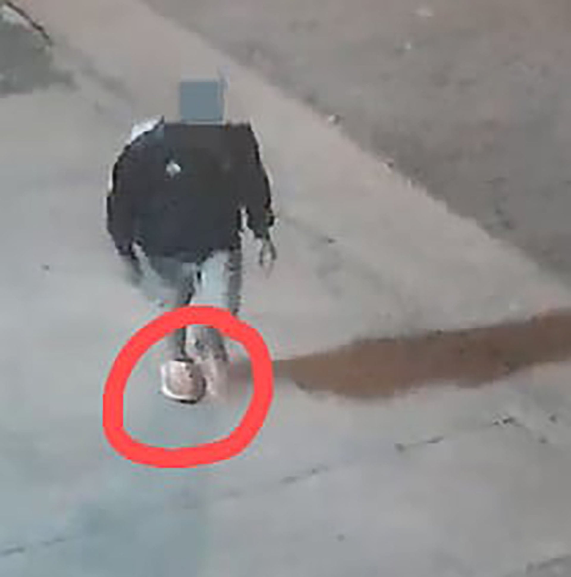 La imagen de las cámaras de seguridad