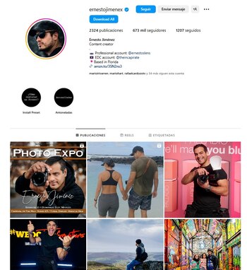 Feed de Ernesto Jiménez. |