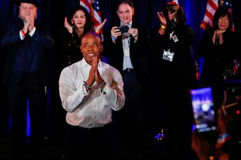 Eric Adams, alcalde electo de