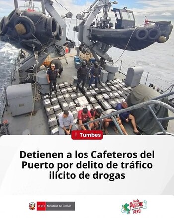 El operativo reveló un cargamento