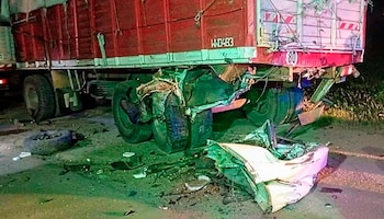 El accidente se produjo sobre