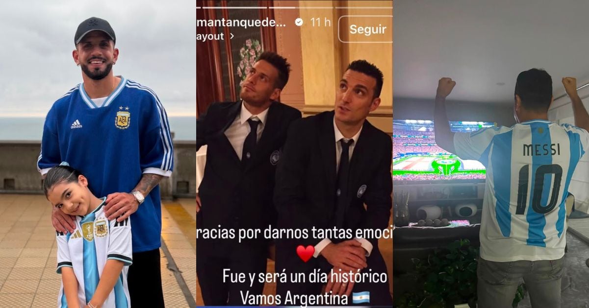 Las eufóricas celebraciones de futbolistas y exjugadores argentinos en Perú tras clasificación a la final del Mundial 2026