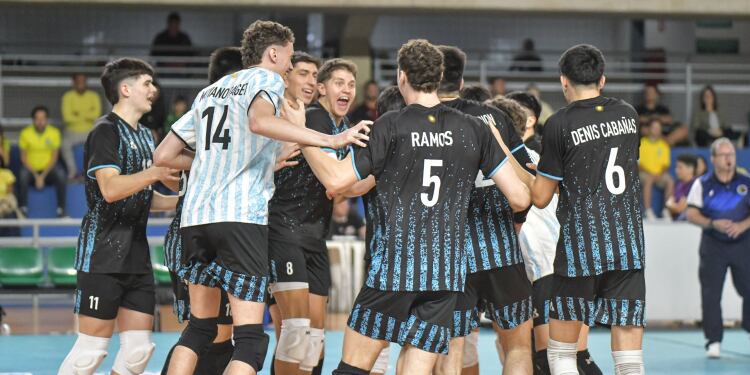 Argentina celebró su segundo triunfo en la Copa América de Vóley Masculino 2025.
