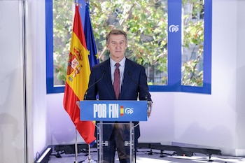 08/10/2026 El presidente del Partido Popular, Alberto Núñez Feijóo, preside la reunión de la Junta Directiva Nacional del partido, a 8 de octubre de 2026, en Madrid (España).
POLITICA
Carlos Luján - Europa Press