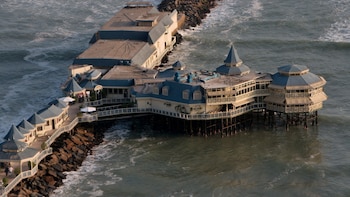 Una vista aérea del Restaurante