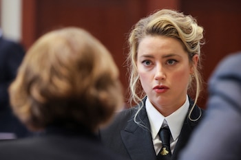 La actriz Amber Heard habla