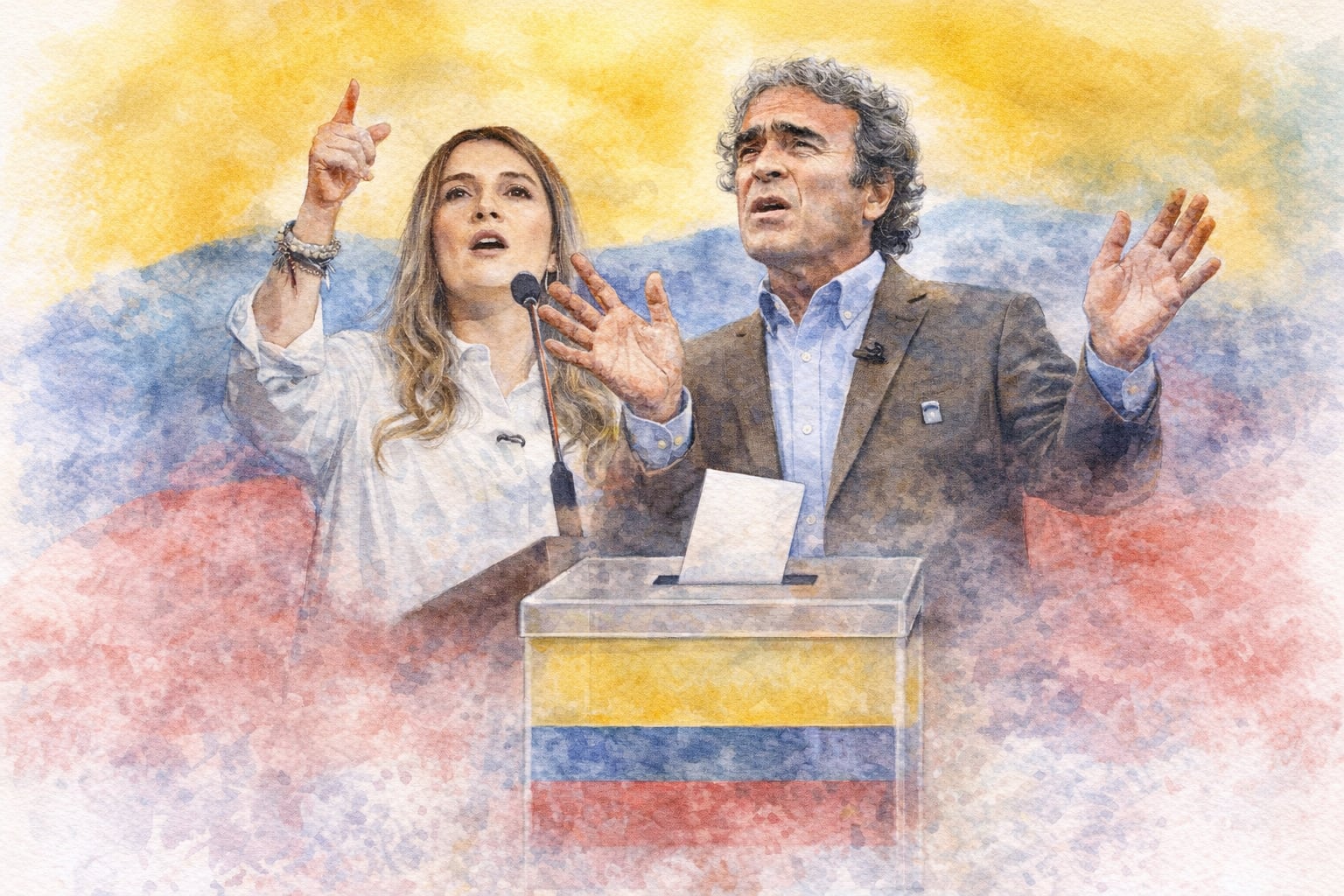 Paloma Valencia y Sergio Fajardo lograron una serie de apoyos que hoy parecen ser codiciados por los sectores radicales en la contienda - crédito Imagen Ilustrativa Infobae