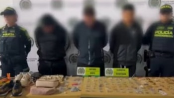 Persecución policial de Envigado a Medellín: Tres hombres fueron capturados tras el robo de una vivienda