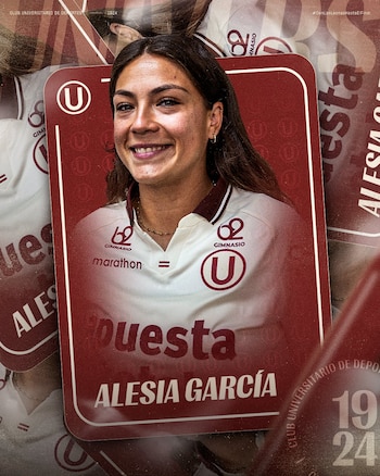 Alesia García se suma a Universitario de Deportes desde el Ferencvaros de Hungría.