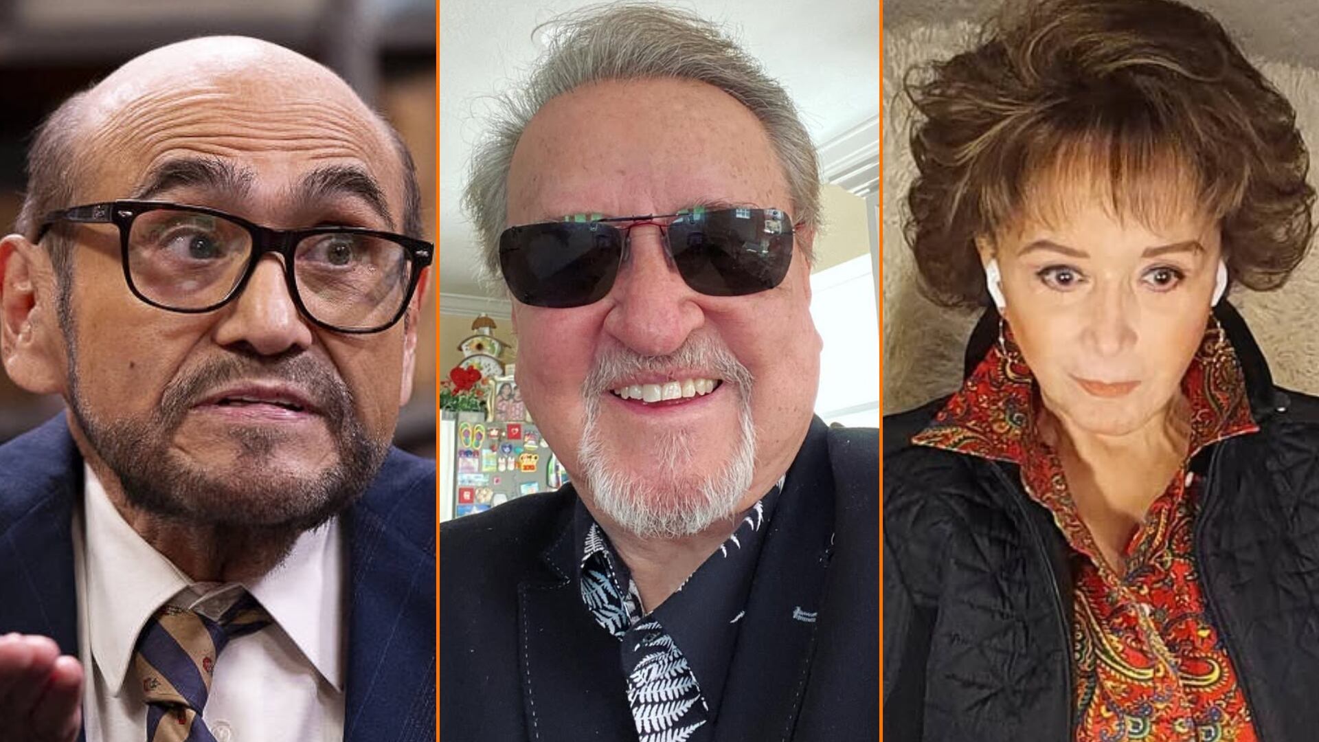 En entrevista para la televisión peruana, Villagrán lanzó varios dardos al ser cuestionado sobre un posible reencuentro tras el éxito de la serie ‘Sin querer queriendo’. (Fotos: @carlos_kiko1, @varedg, @lachilindrina_oficial, Instagram)