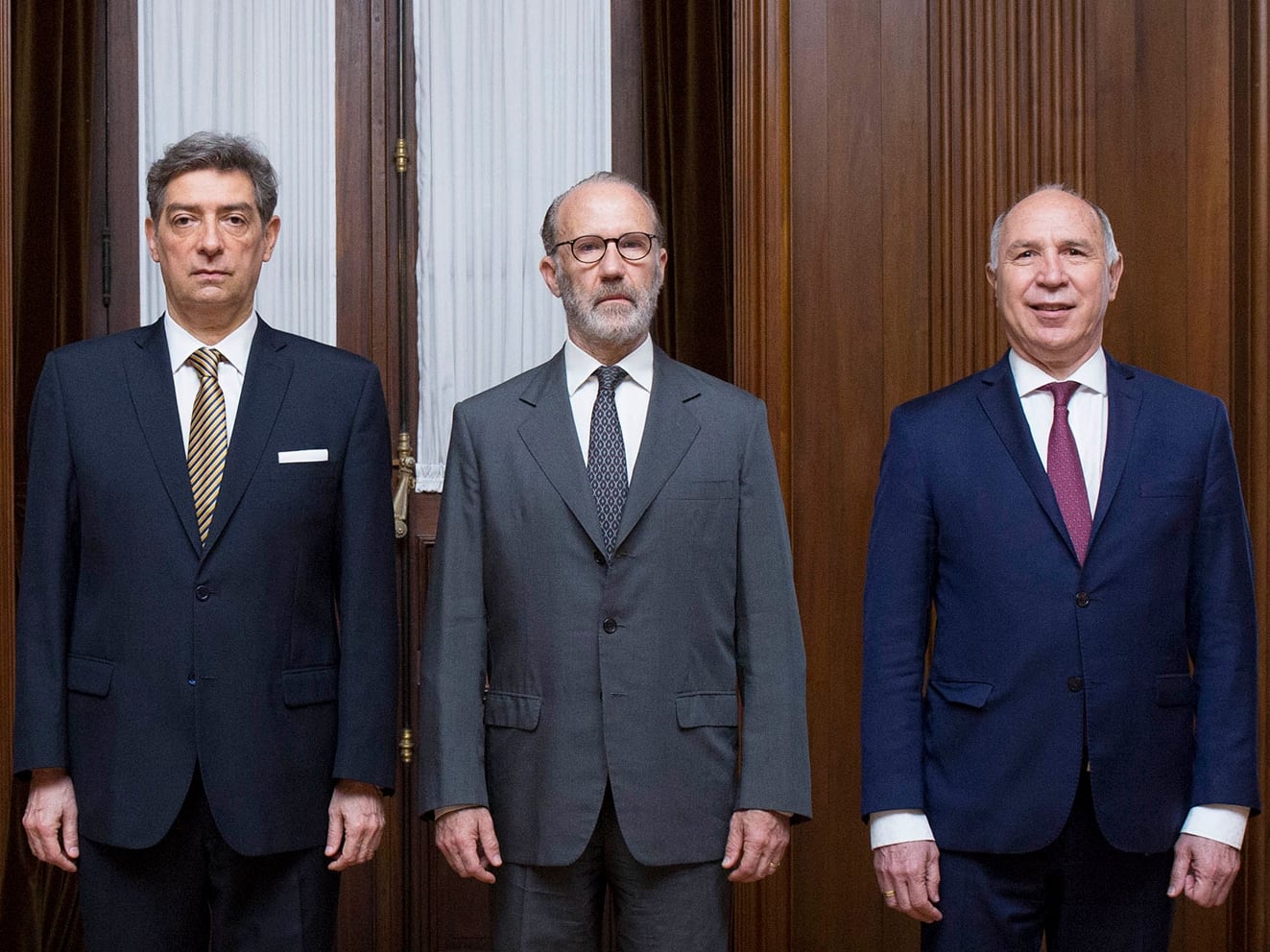 Horacio Rosatti, Carlos Rosenkrantz y Ricardo Lorenzetti, los integrantes de la Corte Suprema argentina