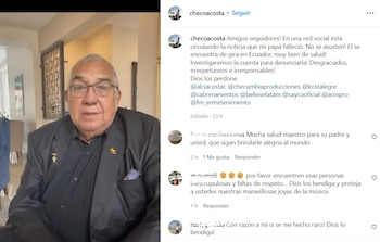 Checo Acosta desmiente la muerte