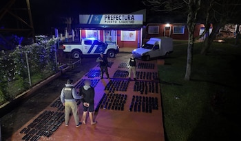 Misiones: Prefectura secuestró más de 400 kilos de droga y detuvo a un hombre