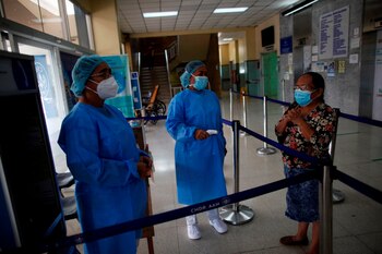 Hospitalizados hay 336 pacientes, divididos