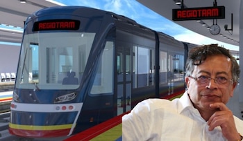 Petro considera que es fundamental que el Regiotram norte pase por Bogotá - crédito Alcaldía de Bogotá/Colprensa