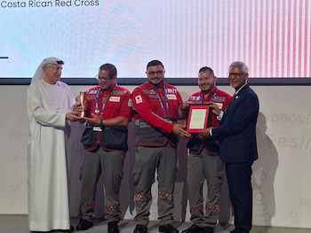 Costa Rica llegó a la competencia mundial después de ganar la clasificatoria regional de la Federación Internacional de Sociedades Nacionales de la Cruz Roja y de la Media Luna Roja (IFRC). Crédito: Cruz Roja Costa Rica