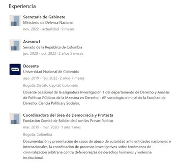 Este es el perfil de