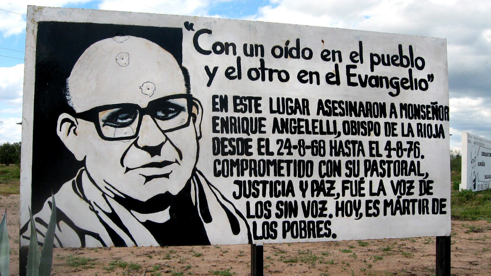 El lugar del asesinato en la actualidad