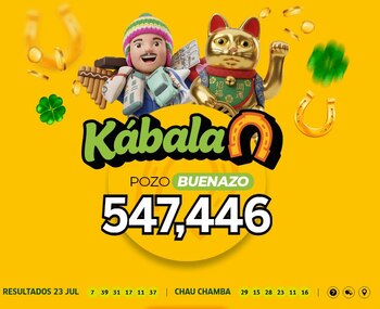 Kábala del 23 de julio: estos son los números ganadores del último sorteo y el nuevo pozo acumulado. Captura: América TV.