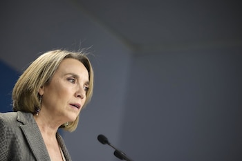 15/12/2025 La vicesecretaria de Regeneración del Partido Popular, Cuca Gamarra, durante una rueda de prensa posterior a la reunión del Comité de Dirección del PP, en la sede del PP, a 15 de diciembre de 2025, en Madrid (España).
POLITICA
Jesús Hellín - Europa Press
