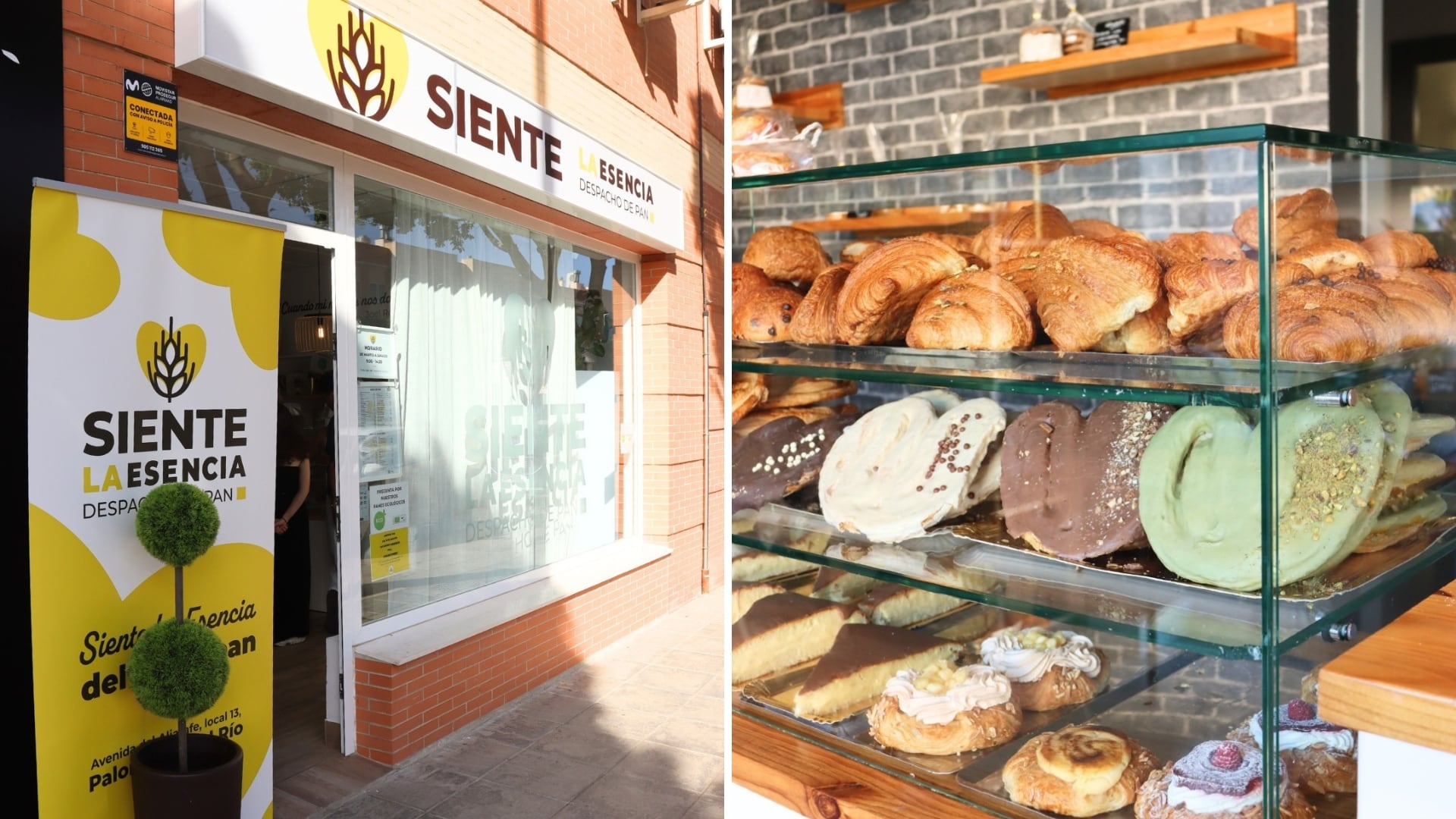 Uno de los locales de La Esencia, la pastelería sevillana que elabora las torrijas de poléa (Instagram / @sientelaesencia_pan)