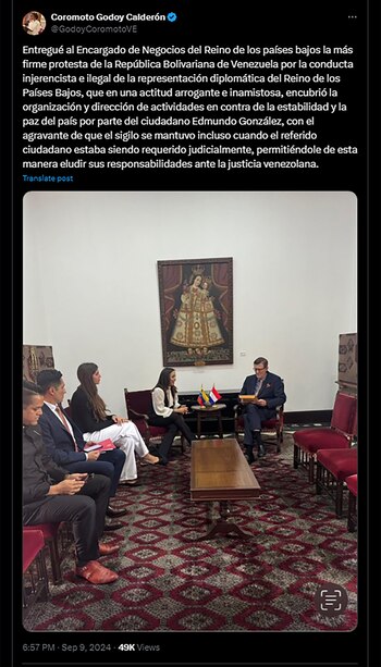 El mensaje de Coromoto Godoy