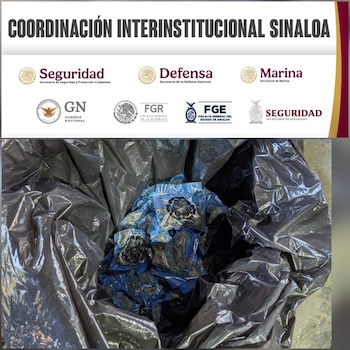 El peso de la presunta droga fue de más de kilo y medio. Crédito: SSP Sinaloa