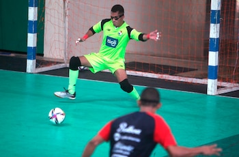 Panamá iniciará su participación en la Copa de Naciones de Futsal este miércoles 28 de octubre frente a El Salvador, a las 3:30 de la tarde. EFE/ Carlos Lemos
