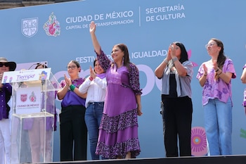 Clara Brugada encabezó el festival