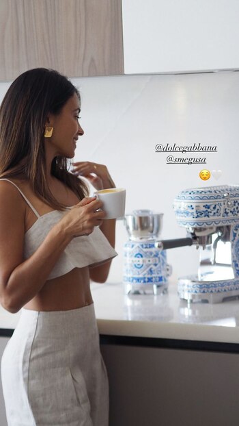 Antonela Roccuzzo compartió con sus