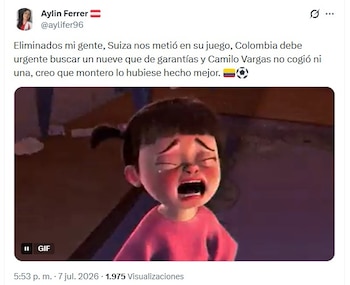 Camilo Vargas quedó en el centro de las críticas luego de no detener ninguno de los cobros suizos - crédito X