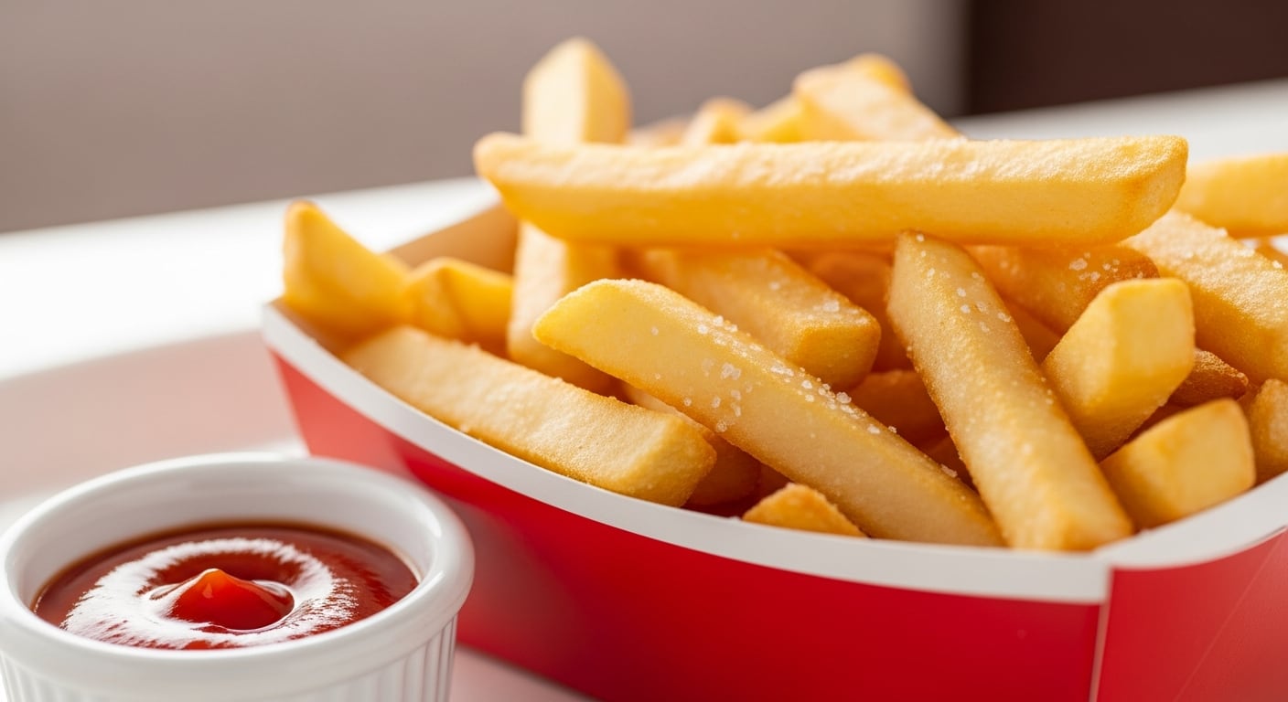 El glutamato monosódico y otros aditivos intensifican el sabor de las papas fritas industriales y refuerzan la sensación placentera al comerlas (Imagen Ilustrativa Infobae)