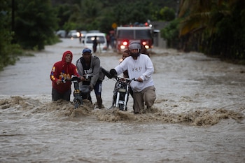 Los pronósticos indican que durante la semana el país estará influenciado por tormentas (República Dominicana). EFE/Orlando Barría
