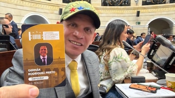 Senador Germán Rodríguez, veterano de la Marina, dio su primer discurso en la plenaria del Senado para defender el Plan Patriota 2.0
