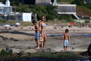 Lara Bernasconi y su mometo