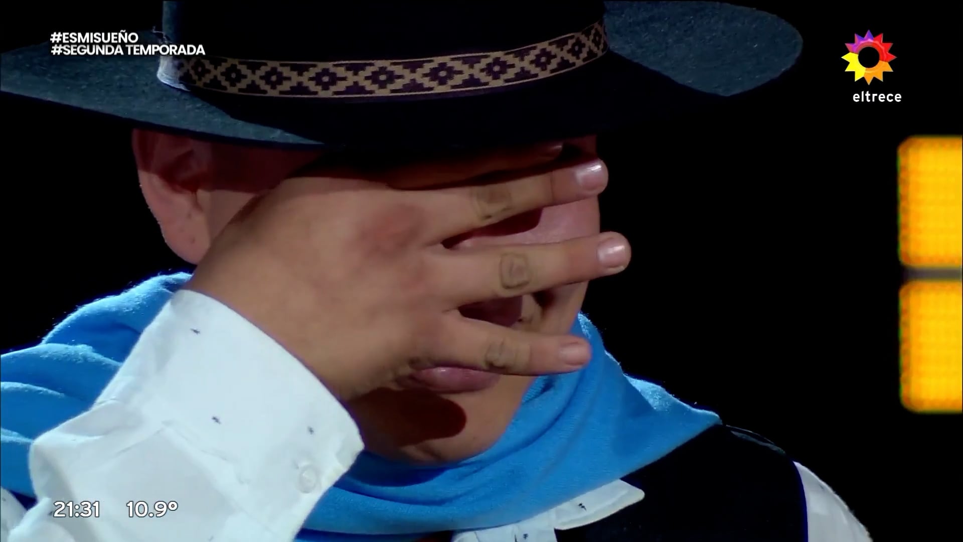 Abel Pintos se emocionó con la interpretación de “Zamba para olvidar” en Es mi sueño