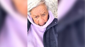 La adulta mayor asegura que