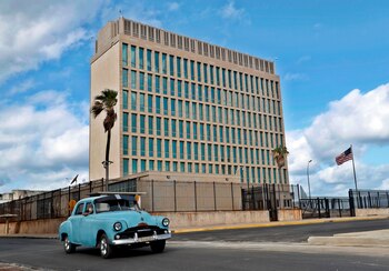Vista exterior de la embajada