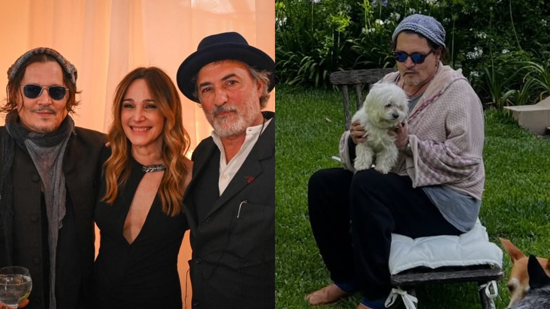 Vero Lozano compartió el álbum de fotos inédito de Johnny Depp en la Argentina: “Hicimos de todo” (Instagram)