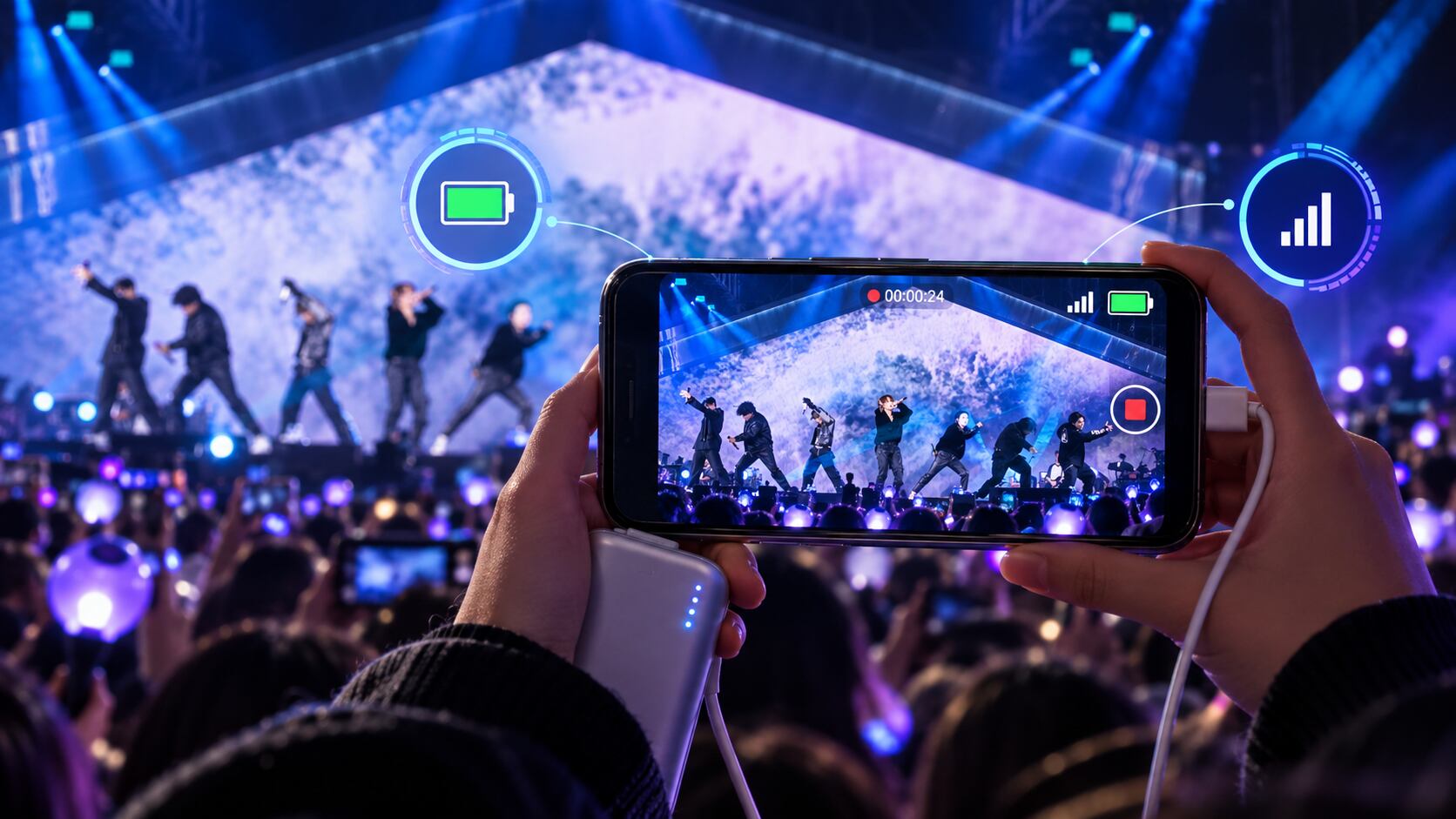 BTS en Lima: ¿cómo cuidar la batería y los datos del celular durante el concierto? Consejos para grabar sin agotar el teléfono