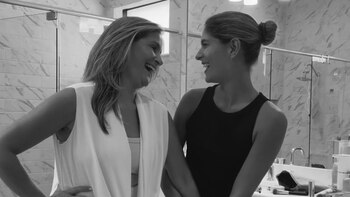 Laura Tobón y su mamá