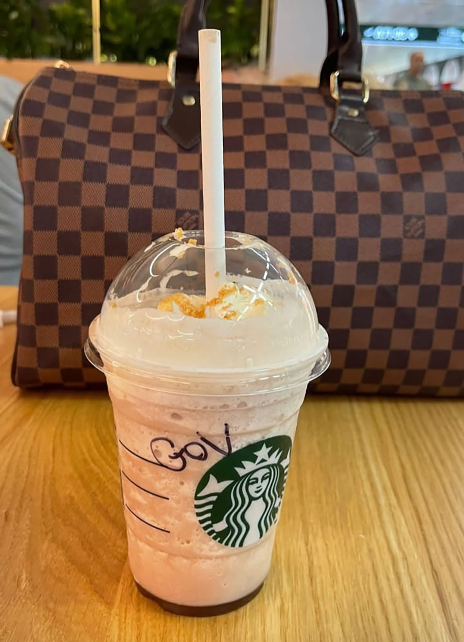 Frapuccino a nombre de